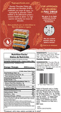 Cargar imagen en el visor de la galería, Etiqueta Barra de Chocolate Dubai Almendra oscura artesanal vegana Yogi Super Foods