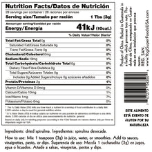 Cargar imagen en el visor de la galería, Polvo de espirulina – proteína vegetal completa y antioxidante natural – Yogi Super Foods Guatemala