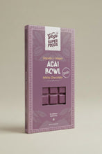 Cargar imagen en el visor de la galería, Barra de Chocolate Blanco Vegano Acai Bowl | Con Macadamia y Panela | Yogi Super Foods