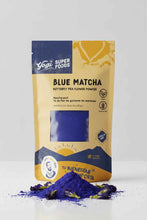Cargar imagen en el visor de la galería, Blue Matcha butterfly pea flower powder azul natural superfood Yogi Super Foods