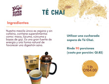 Cargar imagen en el visor de la galería, Chai tea orgánico mayorista infusiones para cafeterías Guatemala Yogi Super Foods