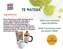 Cargar imagen en el visor de la galería, Matcha orgánico mayorista para cafeterías y cafés Guatemala Yogi Super Foods