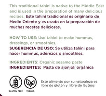 Cargar imagen en el visor de la galería, Tahini sin gluten vegano orgánico de sésamo Guatemala Yogi Super Foods