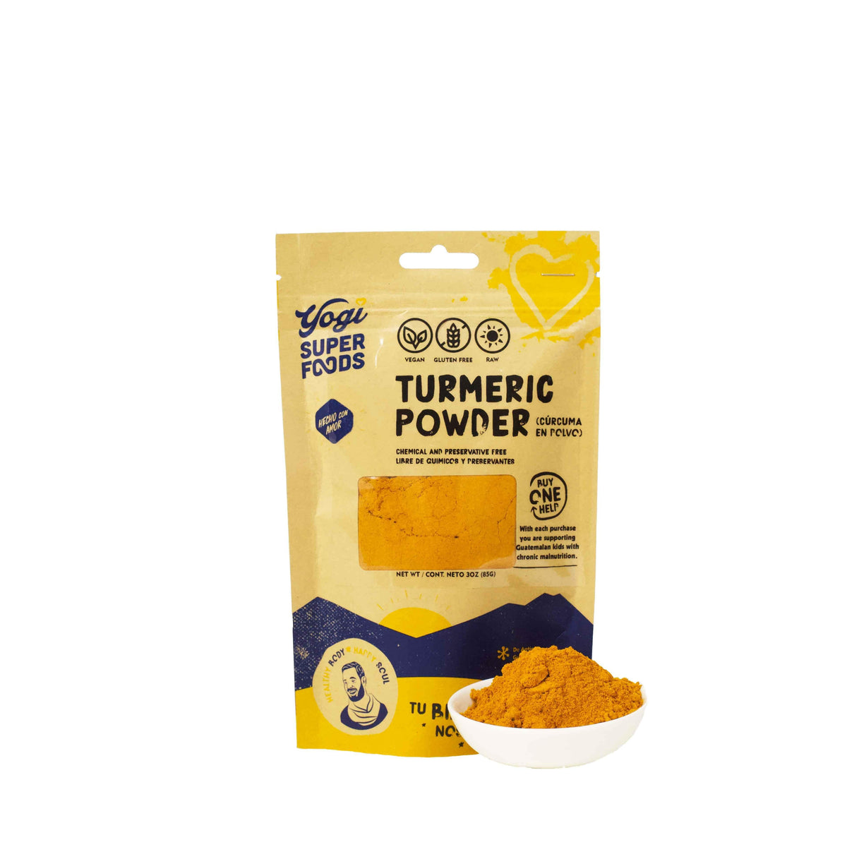 Organic Turmeric Powder Guatemala Yogi Super Foods
