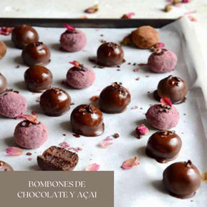 Healthy recepes blog acai chocolate bonbons