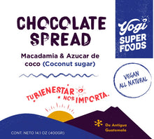 Cargar imagen en el visor de la galería, Crema de chocolate macadamia ingredientes orgánicos baja en azúcar sin culpa

