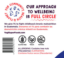 Cargar imagen en el visor de la galería, Crema de chocolate macadamia Yogi Super Foods Guatemala donde comprar
