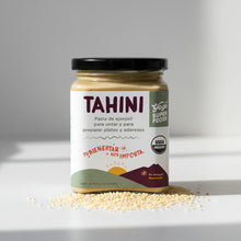 Cargar imagen en el visor de la galería, Tahini orgánico ingredientes puros sésamo cremoso rico en proteína vegano
